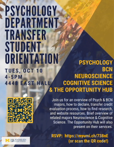 Flyer with event description, date and time