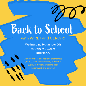 Yellow background with blue foreground and black decorative squiggles. Text in image is included in event title and details. No additional information.