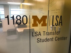 Transfer Student Center Front Door
