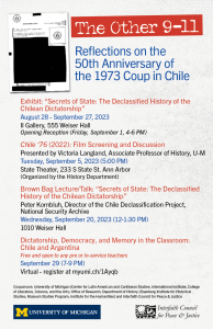 The Other 9-11: Reflections on the Anniversary of the 1973 Coup in Chile. “Secrets of State