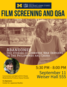 Abandoned The Stories of Japanese War Orphans in The Philippines and China