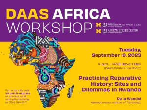 Promotional image for the DAAS Africa Workshop on September 19, 2023