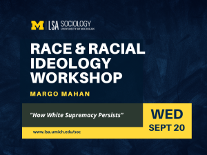 Race & Racial Ideology - Mahan