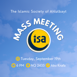 ISA Mass Meeting 2023-2024