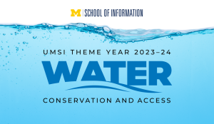 UMSI logo Water Theme Year 23-24