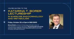 Photo of Dr. Riddell with event details in text