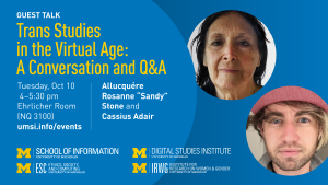 U-M School of Information Guest Talk