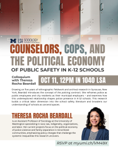 Join us for the Theresa Rocha Beardall Colloquium on October 11.