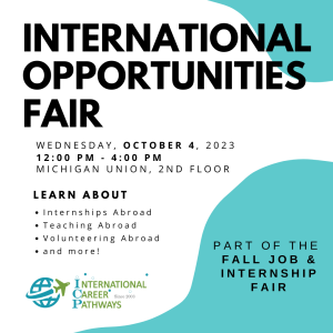 Image includes the title of the event, as well as the date and time. The background is teal and white.