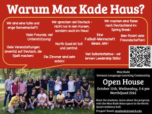 Max Kade Flyer