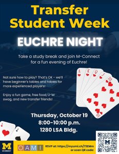 Euchre night flier