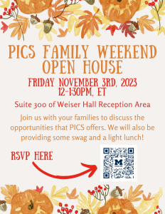 PICS Family Weekend Open House