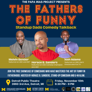 Enjoy a night of comedy and thoughtful discussion with free admission.