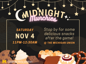 midnight munchies with treats