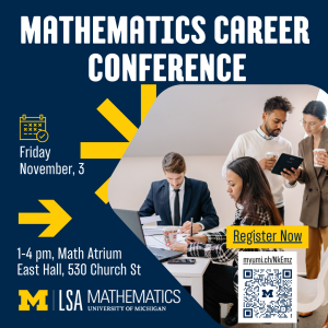 2023 Math Career Fair Flyer