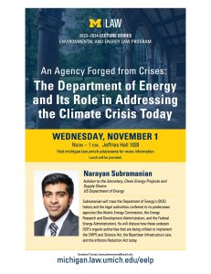 DOE Climate Crisis poster