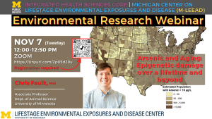 Arsenic and Aging - Epigenetic Damage - Nov 7 Webinar with Chris Faulk