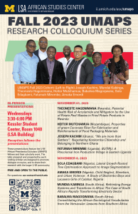 Fall 2023 UMAPS Research Colloquium Series