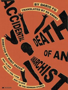 "Accidental Death of an Anarchist" by Dario Fo, translated by Ed Emery