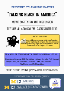 Talking Black in America