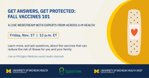 Livestream on fall vaccines