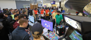 Students exhibit their EECS 494 game projects