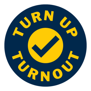 Turn Up Turnout Logo