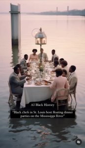 Black chefs in St. Louis host fl0ating dinner party on the Mississipi River.