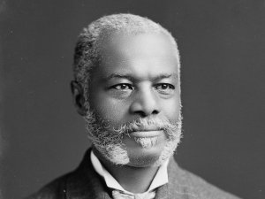 Studio portrait of William Sanders Scarborough.