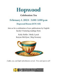 Flyer with teacup