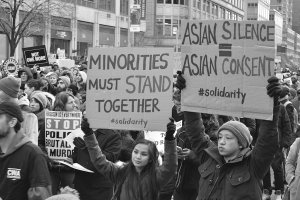 Asian American protestors at a 2014 protest in New York. Photo: Marcela McGreal.