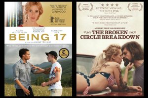 DVD covers from Being 17 and The Broken Circle Breakdown