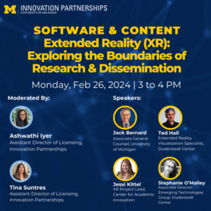 Header Image reading "Software Thought-Leadership Series: Extended Reality (XR): Exploring the Boundaries of research & dissemination