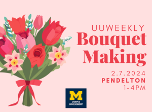 UUweekly bouquet making