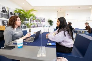 A student received feedback on their portfolio