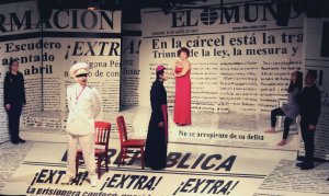 From a production of La Pasión según Antígona Pérez, a Puerto Rican Antigone