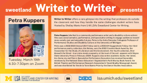 Writer to Writer flyer