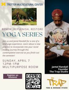 An image of Trap Yoga with Jamel Randell, Founder & CEO of the Trap Yoga & Massage Studio