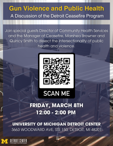 Community of Practice with the University of Michigan Detroit Center