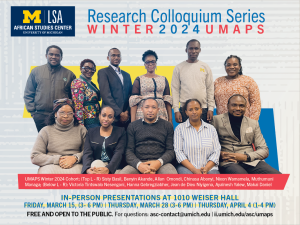 UMAPS Research Colloquium Series Winter 2024