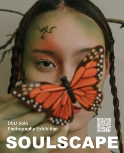 Soulscape Poster - Woman with Butterfly