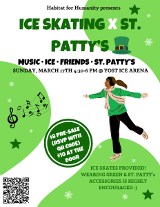 Ice Skating x St. Patrick's Flyer