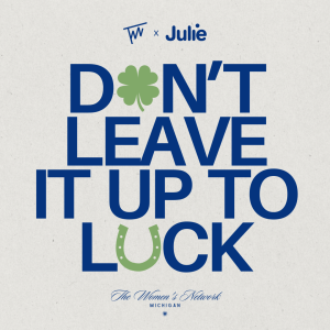 Plain background with text "Don't Leave it up to Luck" with TWN branding.