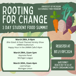 Rooting for Change summit schedule