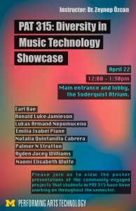 Class Showcase: Performing Arts Technology 315