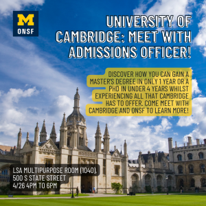 Cambridge Q&A Poster