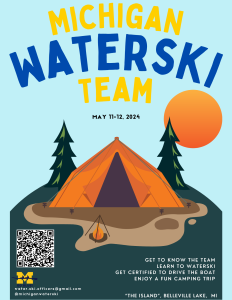 Flyer for waterski camp