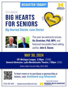 Flyer with Big Hearts for Seniors Information