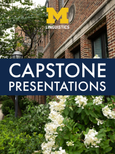 Capstone Presentations