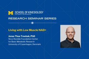 Photo of Dr. Jonas Thue Treebak, with event details